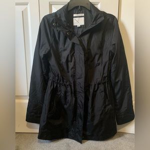 A NEW DAY. Women’s black windbreaker jacket, water resistant. Size small